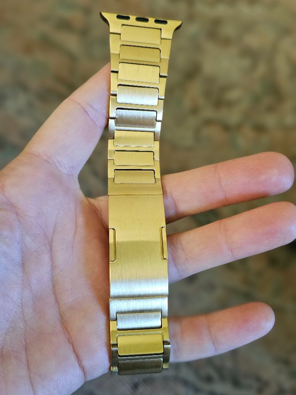 NWOT gold apple watch band